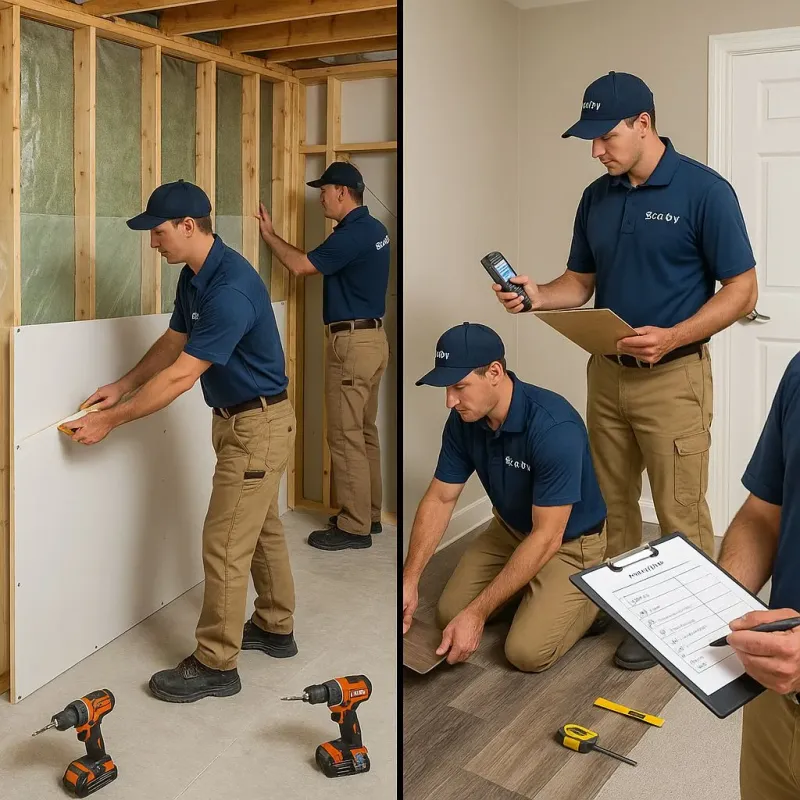 Repairs and Reconstruction process in Lockland, OH